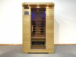 Nischik GmbH Industrieverwertung aus Kirchberg - Infrarot Sauna Wärmekabine IWK Sky Keramik Holz natur 2Pers *neu