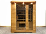 Nischik GmbH Industrieverwertung aus Kirchberg - Infrarot Sauna Wärmekabine IWK Fantastic braun Vollsp. 3Pers *neu