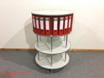 Nischik GmbH Industrieverwertung aus Kirchberg - Ordnerregal reef Drehsäule 3 Etagen für 72 Ordner (4x vorhanden)