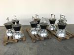 Nischik GmbH Industrieverwertung aus Kirchberg - 9x Fabriklampe Loftlampe Aluschirm DDR